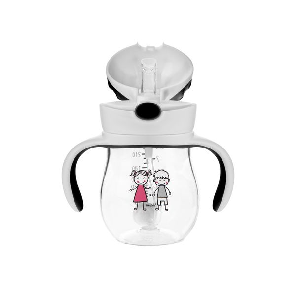 Kubek Bidon z Tritanu ze słomką z odważnikiem 250ML zdjęcie 2