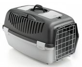 Transporter dla psa lub kota Stefanplast Gulliver 2 metalowe drzwi szary