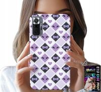 ETUI DO XIAOMI NOTE 10 PRO - MODNE SERCA KOKARDKI KOKARDA + SZKŁO