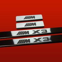 Listwa progowa BMW X3 E83 M X3 Stal nierdzewna 304 połysk 4szt