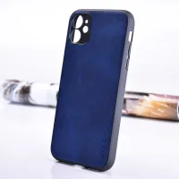 Etui AIORIA Vintage LEATHER do iPhone 11 niebieski