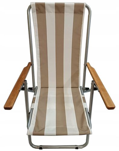 LEŻAK PLAŻOWY GUSIO WZMACNIANY 150 KG POLSKI PRODUKT KEMPING na Arena.pl