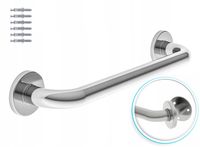 UCHWYT ŁAZIENKOWY SREBRNY 70 cm PORĘCZ PRYSZNICOWA DLA NIEPEŁNOSPRAWNYCH
