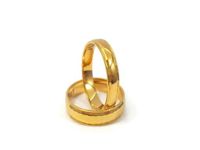 Złote Obrączki Ślubne 585 model FA19 DUŻY WYBÓR