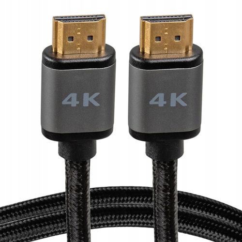 KABEL PRZEWÓD HDMI 2.0 HIGH SPEED 48bit TV PC PRO 3D 4K FHD/144Hz VAYOX 10m na Arena.pl
