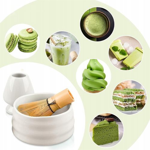 ZESTAW DO HERBATY MATCHA, ZESTAW MIOTEŁ MATCHA, Z TRZEPACZKĄ DO MATCHY 5W1 na Arena.pl