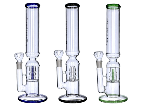 Bongo Szklane Chillout Smoke 35 cm Fajka Wodna z Filtrem Perkolatorem na Arena.pl