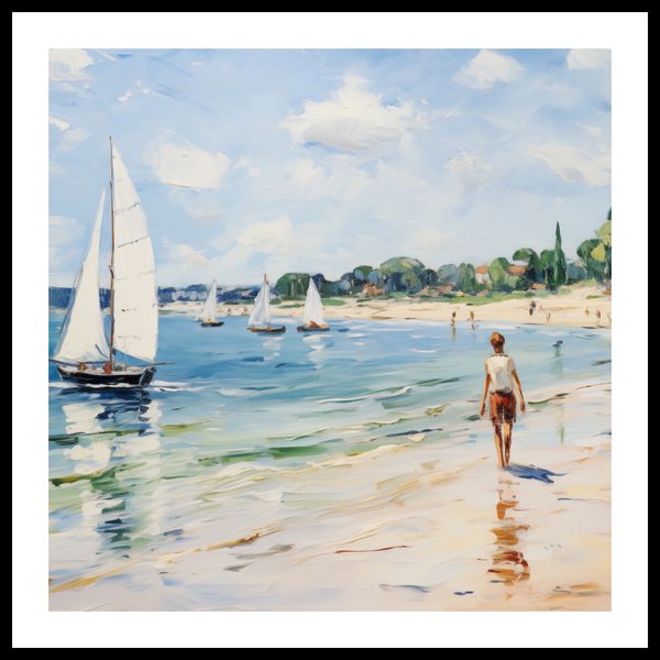 Plakat 70x70cm Życie na Brzegu zdjęcie 3
