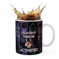 KUBEK CERAMICZNY 330ML DRUK - GAMER GAMEPAD GAMBLING GRY