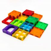 DUŻE KLOCKI MAGNETYCZNE EDUKACYJNE 3D PANELE KONSTRUKCYJNE SILNE MAGNESY XL