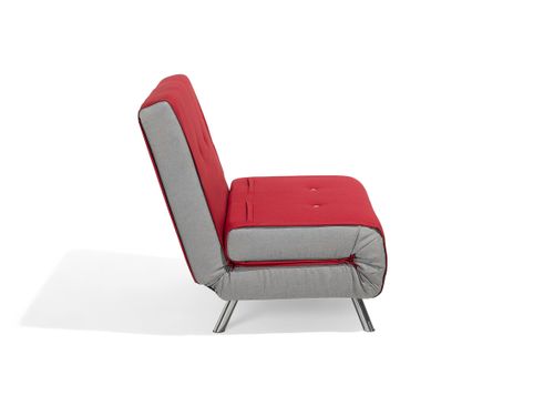 Sofa rozkładana czerwona FARRIS na Arena.pl