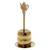 Zaparzacz do herbaty -czajnik stalowy Złoty