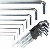 Vergionic KLUCZE IMBUSOWE IMBUSY 1.5-10 9el ZESTAW KLUCZY