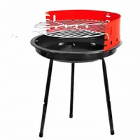 GRILL OKRĄGŁY WĘGLOWY SKRĘCANY OGRODOWY KLASYCZNY