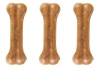 HAU MIAU Kość prasowana naturalna gryzak przysmak psa 10 cm 3szt