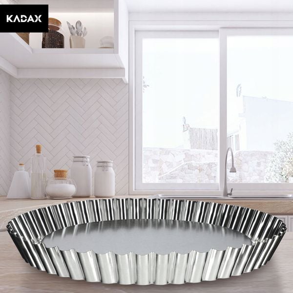 BLACHA OKRĄGŁA FORMA DO PIECZENIA TARTY CIAST 30cm zdjęcie 3