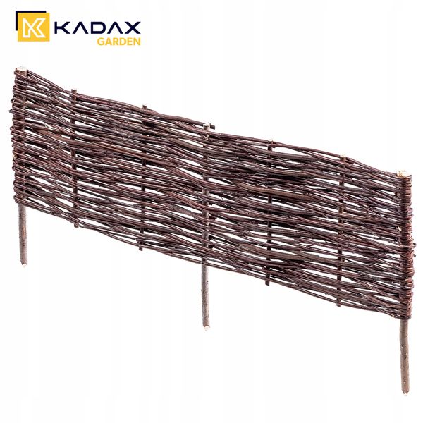 Palisada Ogrodowa 100x40cm Obrzeże Płot Wiklinowy zdjęcie 5