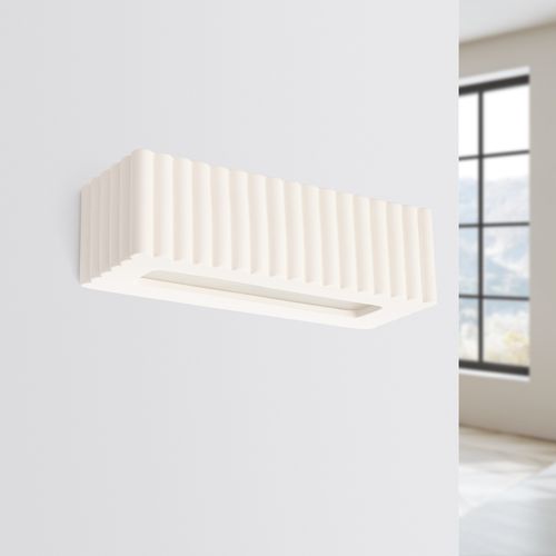 Kinkiet ceramiczny RIGATA biały na Arena.pl