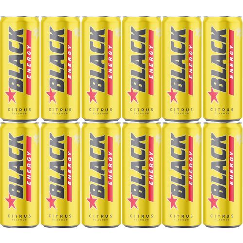 Black napój energetyzujący o smaku cytryny 250ml x 12 sztuk na Arena.pl