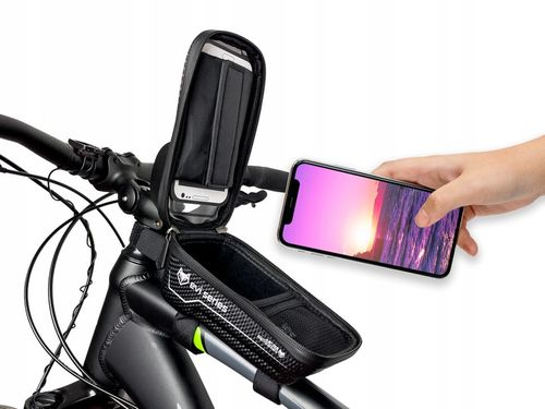 SAKWA ROWEROWA uchwyt na telefon, torba rowerowa WODOODPORNA PREMIUM M na Arena.pl