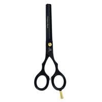 TOPHILL Degażówki fryzjerskie do strzyżenia PRESTYLE BLACK 5,5" TH-4012