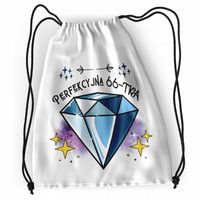 Plecak Urodziny 66 66Te Sportowy Szkolny Worek Z Nadrukiem Ze Zdjęciem