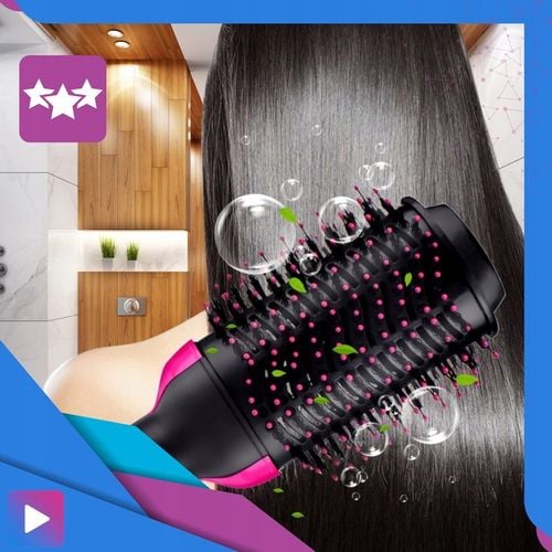 Duża Szczotka Suszarka Lokówka Prostownica Do Stylizacji Włosów 4w1 na Arena.pl