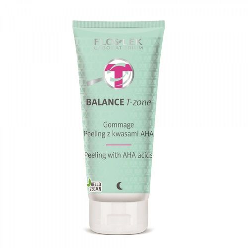 FlosLek BALANCE T-zone peeling gommage z kwasami AHA 125 ml na Arena.pl