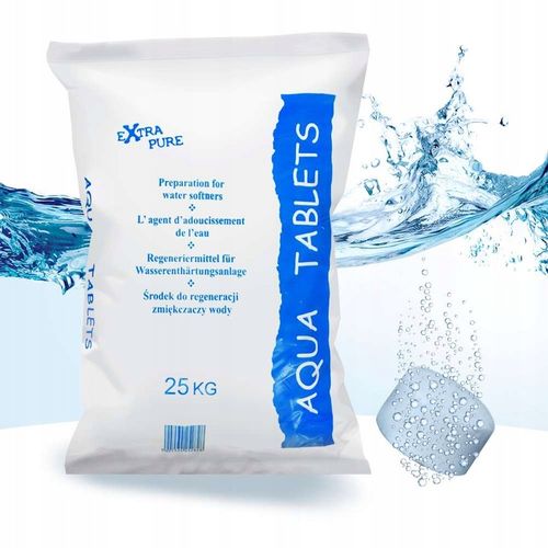 SÓL TABLETKI SOLNE DO UZDATNIANIA WODY ZMIĘKCZACZ WOREK PROFICHEF 25KG na Arena.pl