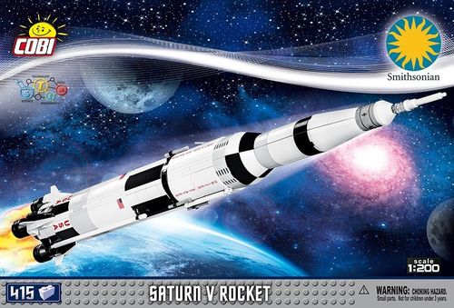 Klocki Smithsonian Rakieta Saturn V na Arena.pl