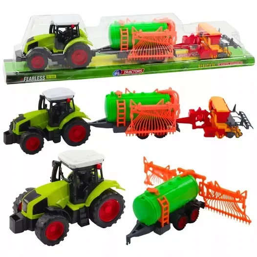 Traktor farmerski cysterna + zagrabiarka zdjęcie 1