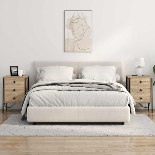 Szafka Nocna dąb sonoma 42 x 41 x 61 cm Materiał drewnopochodny na Arena.pl