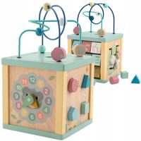 Kostka Edukacyjna Sorter Montessori Labirynt Przeplatanka Dla Dziecka