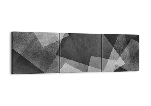 Obraz Na Płótnie - Kompozycja Modern - 90X30 Cm - Ca90X30-3996 na Arena.pl