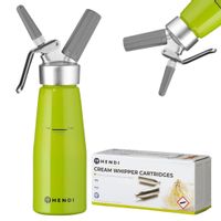 SYFON DO BITEJ ŚMIETANY ZIELONY + 50 NABOI | HENDI