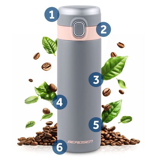 Termos próżniowy 450 ml BD-786 szary na Arena.pl