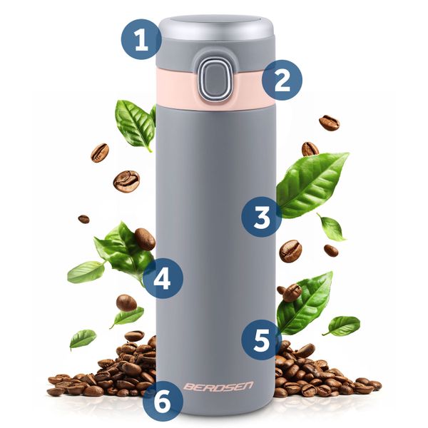 Termos próżniowy 450 ml BD-786 szary zdjęcie 13