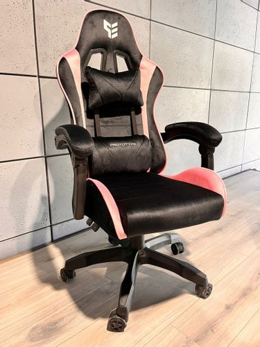 Fotel obrotowy gamingowy HERO ENZO PINK ALCANTARA na Arena.pl