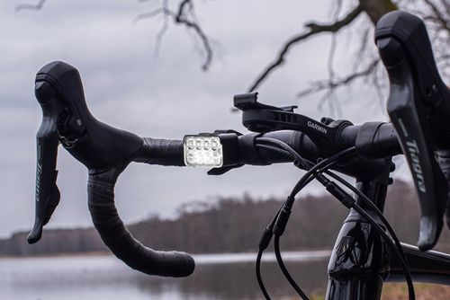 LAMPKA ROWEROWA PRZÓD 8xLED MOCNA JASNA 900LM OŚWIETLENIE ROWER USB-C VAYOX na Arena.pl