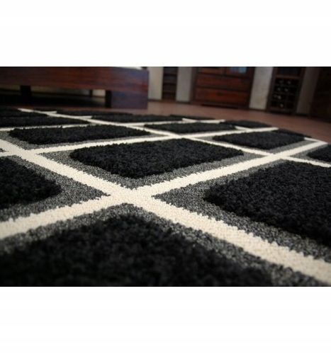 Dywan STRUCTURAL CRIS czarny 200x280 cm na Arena.pl