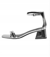 Only Aylin-5 Silver Strappy Heeled Sandals R.42