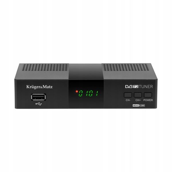 Tuner DVB-T2 H.265 HEVC Kruger&Matz HDMI SCART PVR EPG USB dekoder zdjęcie 7