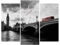 90CM 70 ZEGAR 3 ELEM AUTOBUSEM BIG BENA SCIENNY DRUK