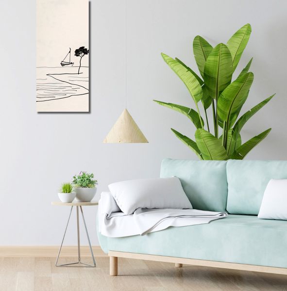 Obraz 30x70cm Spokój Przybrzeżny zdjęcie 2