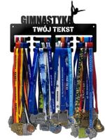 Wieszak na medale GIMNASTYKA twoje imię dowolny tekst 325.1