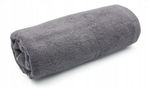 RĘCZNIK KĄPIELOWY DUŻY RĘCZNIK HOTELOWY BAWEŁNIANY GRUBY 906 SZARY na Arena.pl