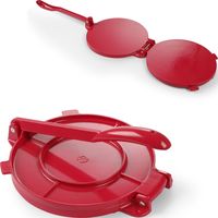 ręczna prasa do tortilli 250mm czerwona hendi 513033