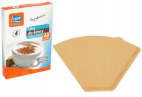 FILTRY DO KAWY EKSPRESU PAPIEROWE ROZMIAR 4 40SZT