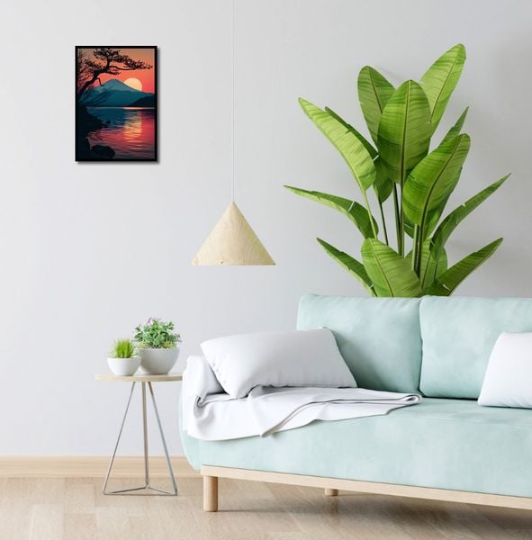 Plakat 29,7x42cm Góra Wieczorem zdjęcie 4