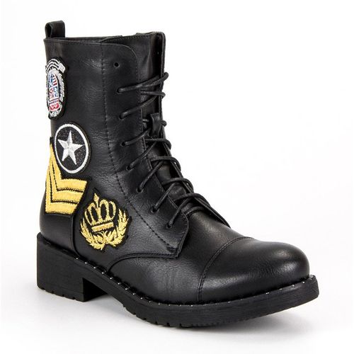 Czarne Militarne Botki r.37 na Arena.pl